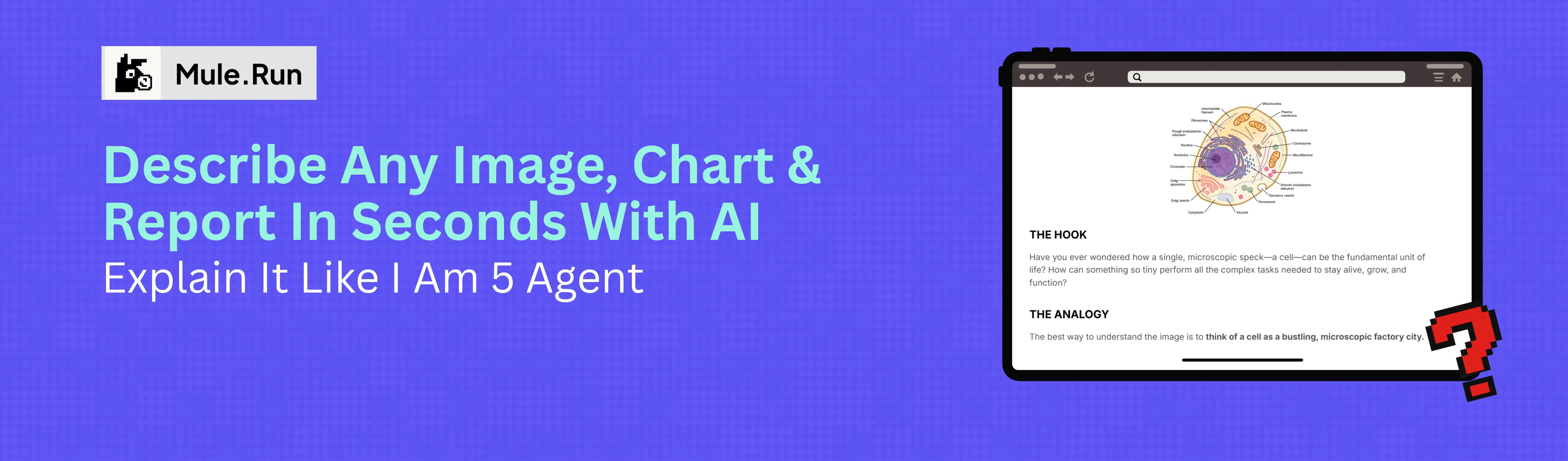 Featured image of post MuleRun's Image Describe AI Agent: Explain Any Picture Like You're 5