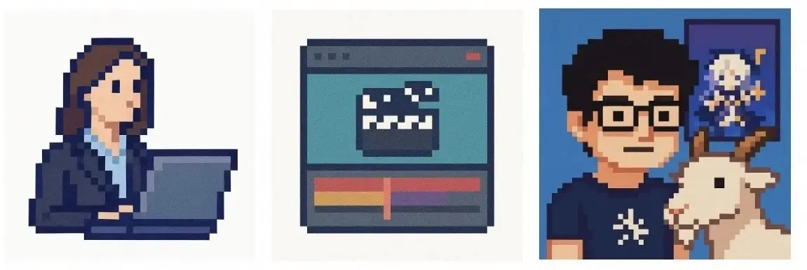 pixel designs, pixel art logos, character pixel/ pixel character maker